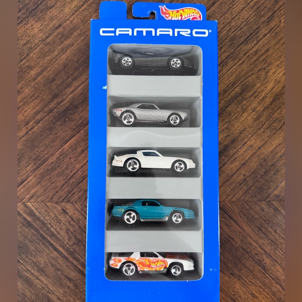 Vintage Hotwheels Camaro five pack